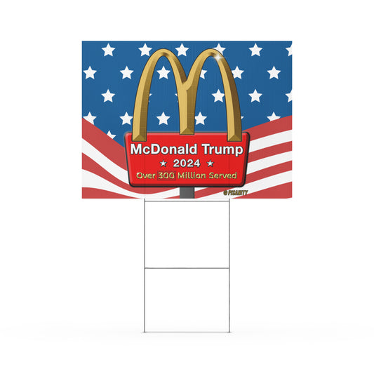 McDonald Trump 2024 Yard Sign